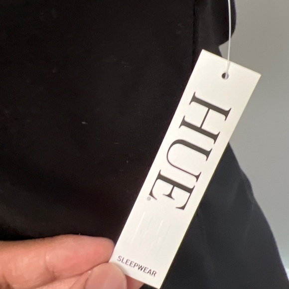 NWT Hue Black Sleepwear Sleeveless Chemise | Night Dress - Picture 3 of 5